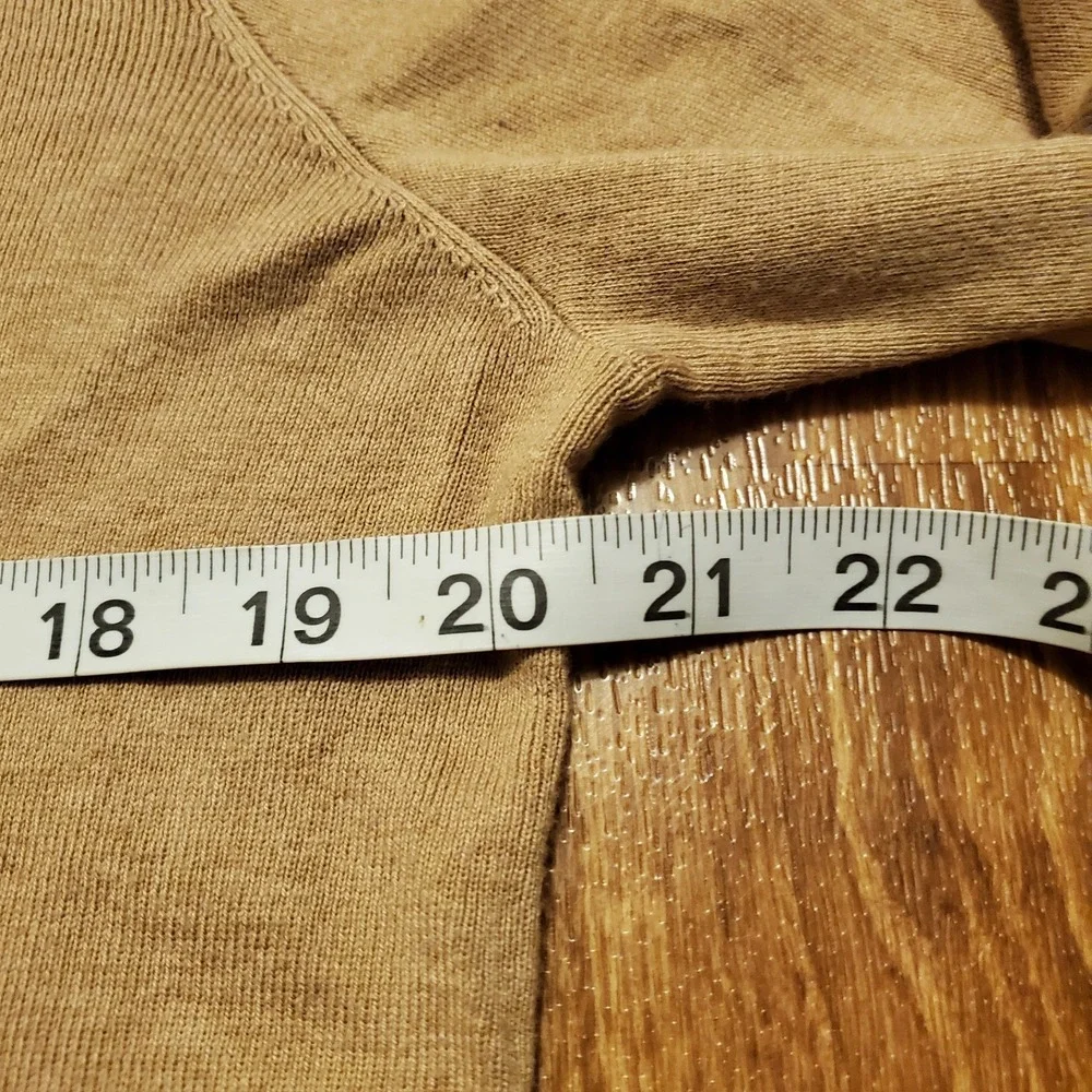 Vtg Polo Ralph Lauren Sweater Men‎ Medium Brown V-Neck Pima Cotton Golf